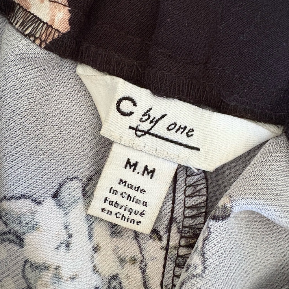 Black floral dress pants - Picture 6 of 6